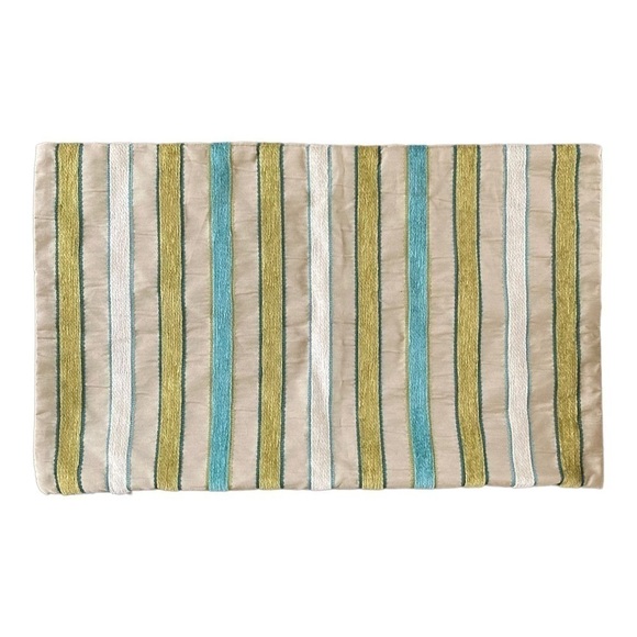 Elaine Smith Indoor Striped Pillow Sham NWOT - Picture 4 of 4